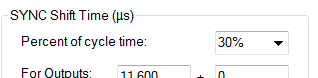 Distributed Clocks settings in the TwinCAT System Manager (2.11) 3: