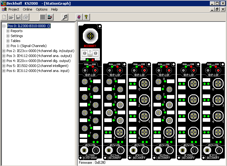 Check of the IP-Link connection 1: