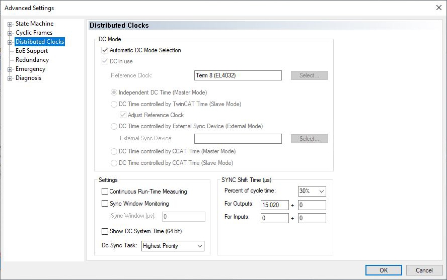 Enabling Distributed Clocks 5: