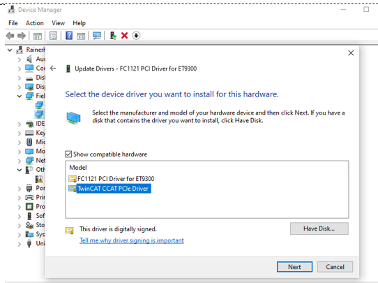 FC1121-firmware update 1: