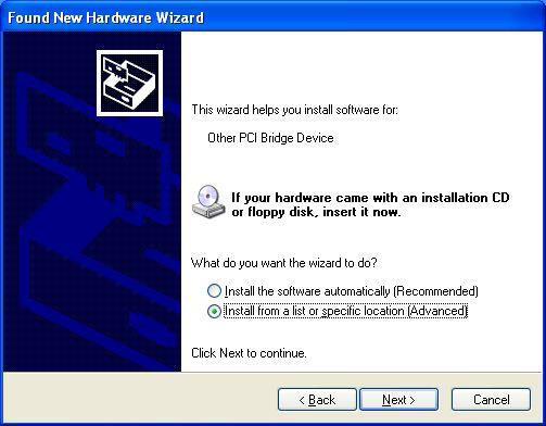 Driver installation 2: