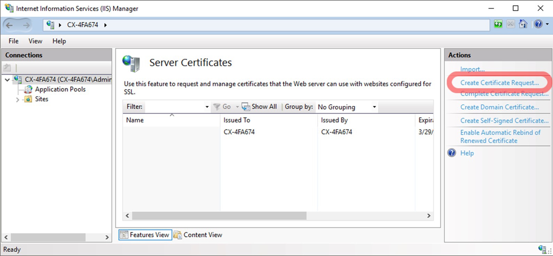 Requesting an HTTPS certificate 2: