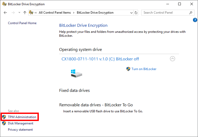 Checking the activation under Windows 2: