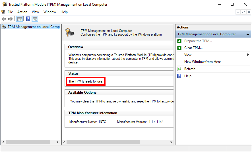 Checking the activation under Windows 3: