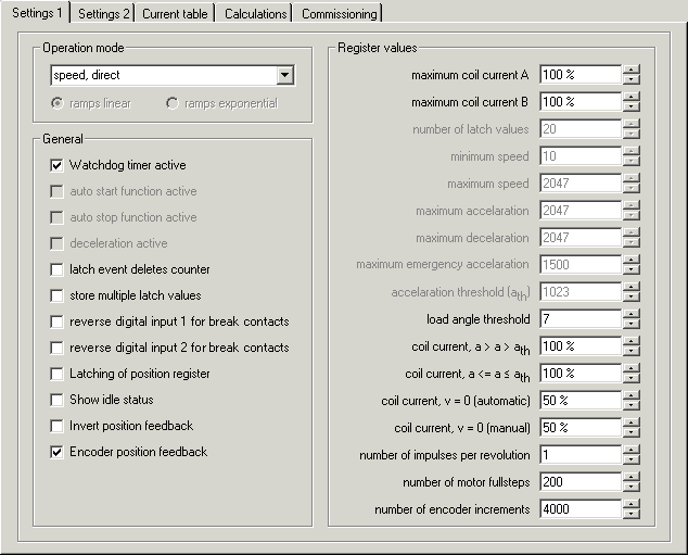 Settings 1 1: