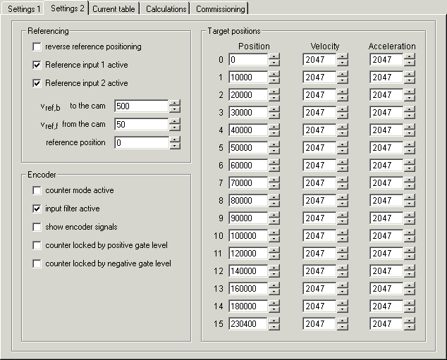 Settings 2 1: