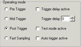 General settings 1: