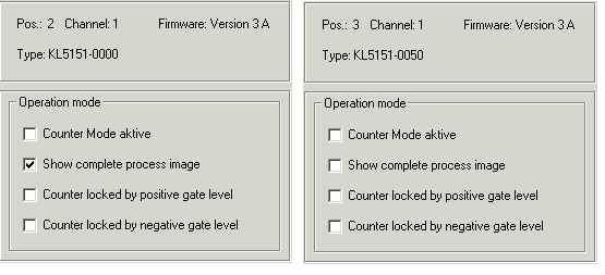 Settings 1: