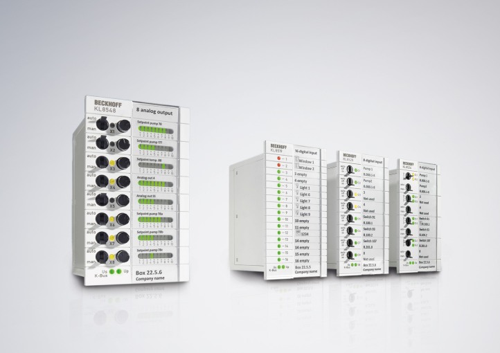 KL85xx - Manual operating modules (K-bus) 1: