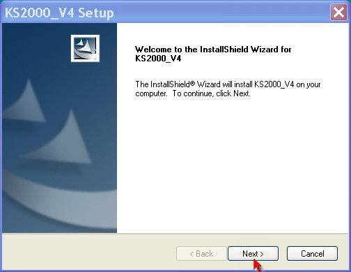 How to install the KS2000 software? 6: