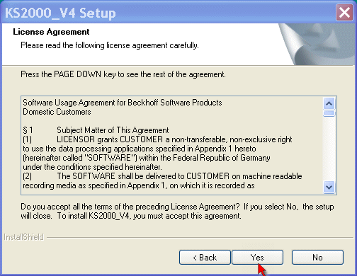 How to install the KS2000 software? 7: