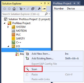 Adding a Profibus slave 1: