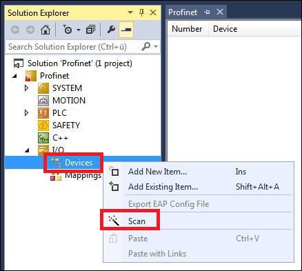 Adding a PROFINET slave 1: