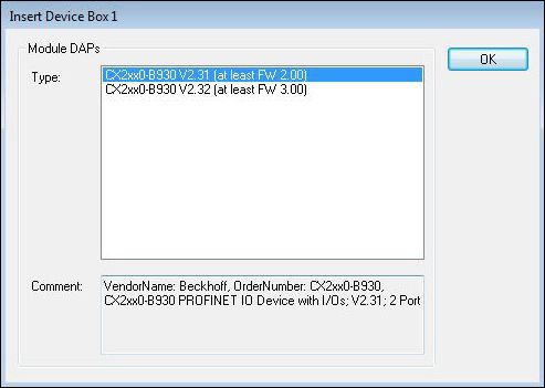 Adding a PROFINET slave 3: