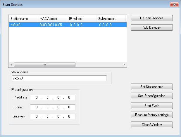 Adding the PROFINET master 3: