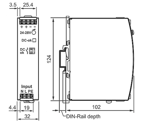 Dimensions and weight 1: