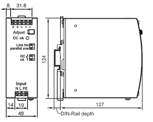 Dimensions and weight 1: