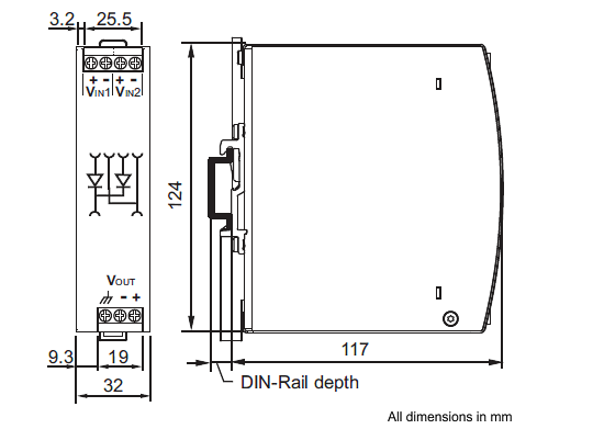 Dimensions and weight 1: