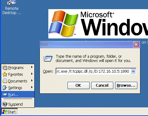 Creating a TCP connection for remote tools 5: