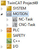 Creating and handling Motion projects 1: