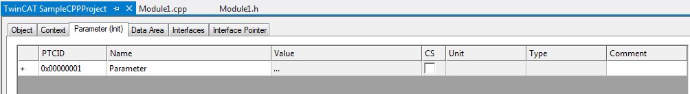 Parameter (Init) 1: