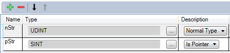 Using PLC strings as method parameters 1: