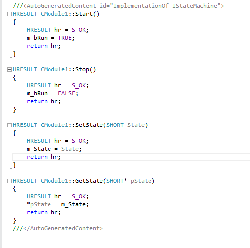 TwinCAT 3 C++ module providing methods 20: