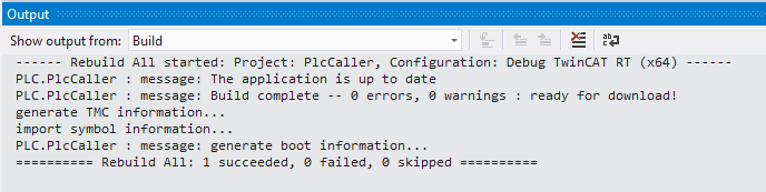 Calling methods offered by another module via PLC 21: