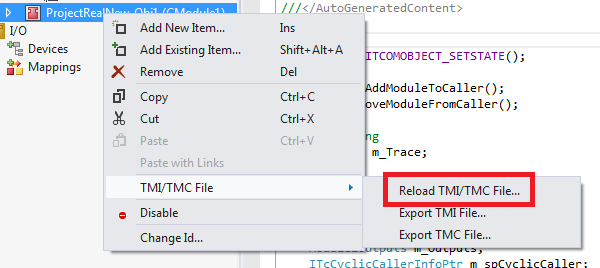 Renaming TwinCAT C++ projects 3: