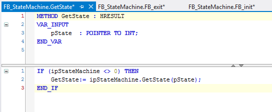 Calling methods offered by another module via PLC 15: