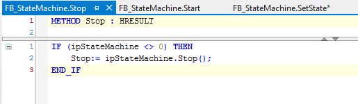 Calling methods offered by another module via PLC 18: