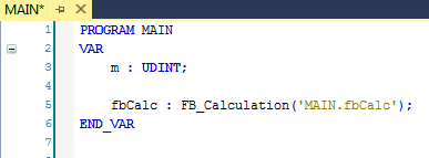 Creating an FB in the first PLC which provides its functionality globally 9: