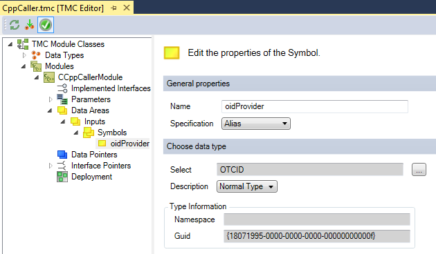 Sample13: Module communication: Method call C++ module to PLC module 3: