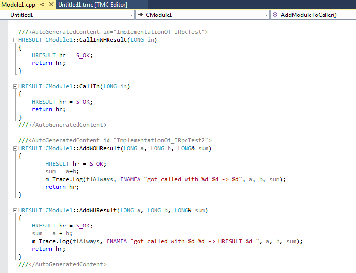 Sample08: provision of ADS-RPC 3: