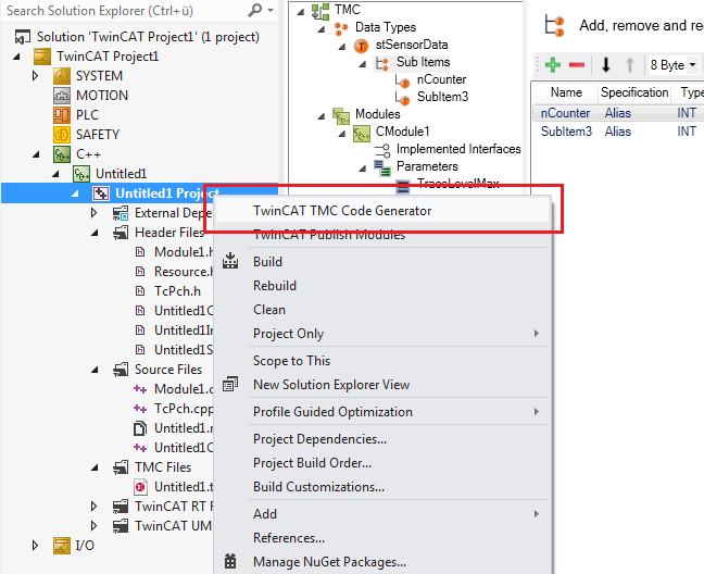 Add / modify / delete data types 6: