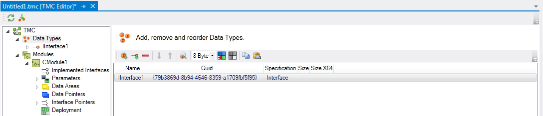 Add / modify / delete Interfaces 1: