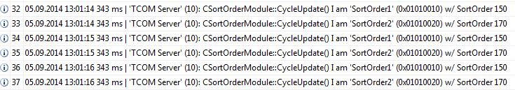 Sample26: Order of execution in a task 2: