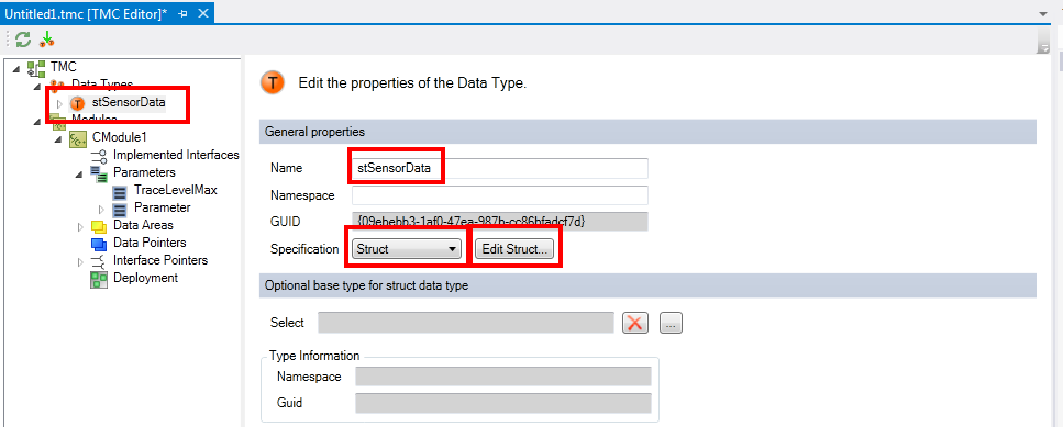 Add / modify / delete data types 3: