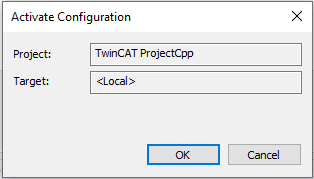 Activating a TwinCAT 3 project 2: