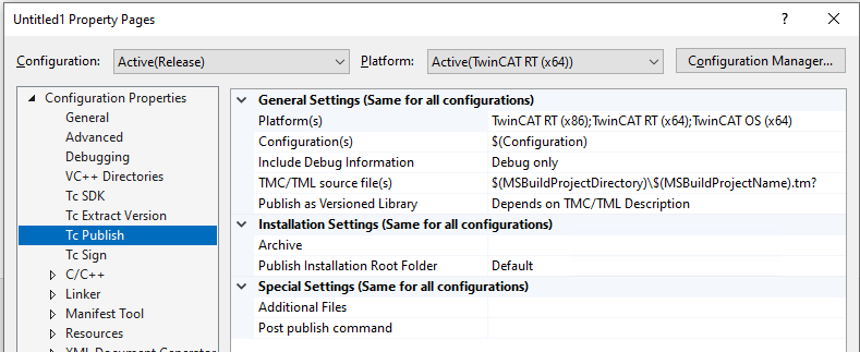 Tc Publish 1: