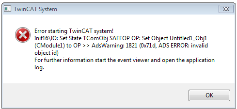 Error messages - understanding 1: