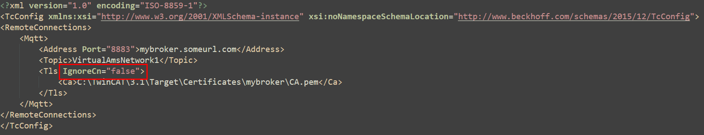 Configuration file 6: