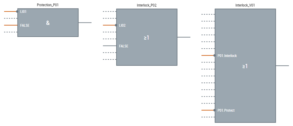 Interlocks tab 1: