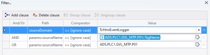 Events tab 8: