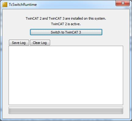 Parallel installation of TwinCAT 2 and TwinCAT 3 2: