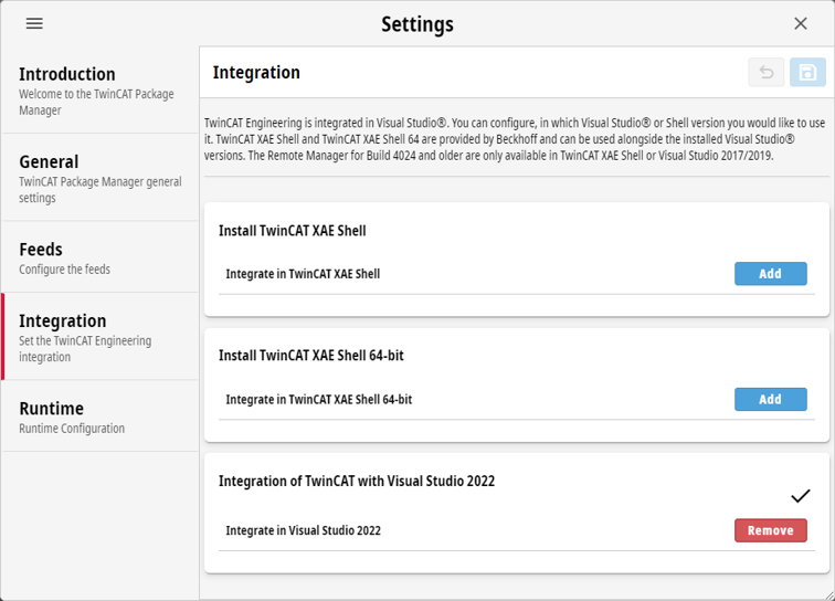 Integration in Visual Studio 1: