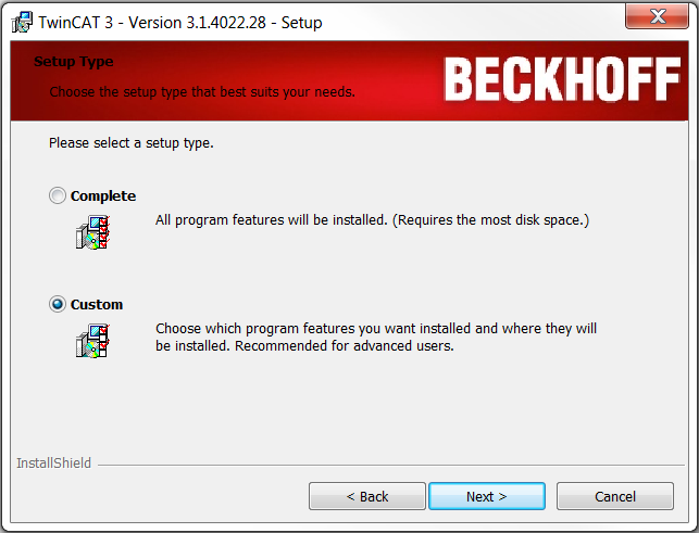 Installing TwinCAT 3 Engineering 5: