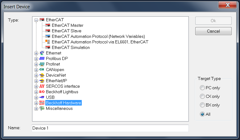 I/O device selection 1: