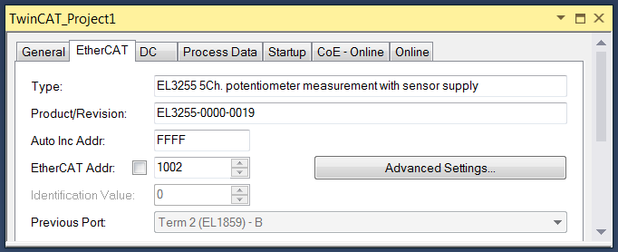 EtherCAT 1: