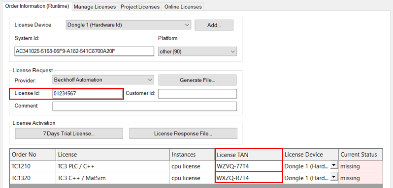 Creating License Request Files 14: